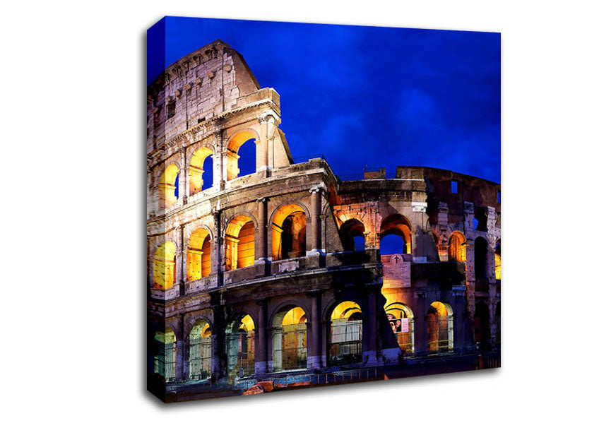 Colosseum In Rome Canvas Wall Art