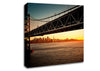 Downtown Bay Bridge Canvas Wall Art