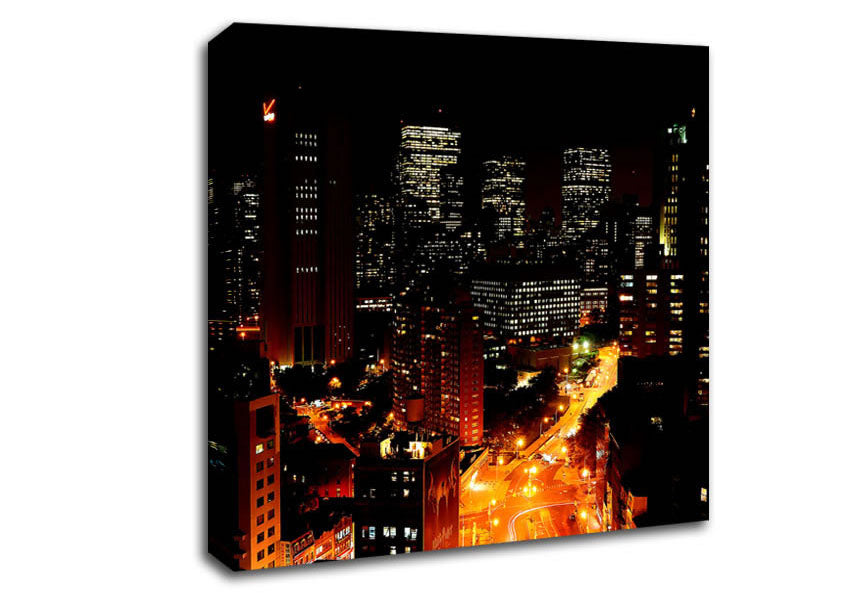 Downtown Manhattan Canvas Wall Art