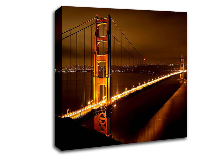 Golden Gate Bridge Nights Canvas Wall Art