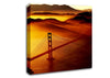 Goldon Gate Bridge Sunshine Mist Morning Canvas Wall Art
