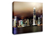Hong Kong Harbour Brown Canvas Wall Art