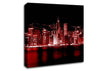 Hong Kong Waters Red Canvas Wall Art