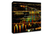 Lights At Danube Vienna Canvas Wall Art