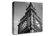 London Big Ben Close-Up B n W Canvas Wall Art
