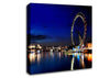 London Eye At Night Canvas Wall Art