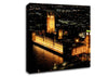 London Houses Of Parliament Ariel View Canvas Wall Art