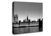 London Houses Of Parliament B n W Canvas Wall Art