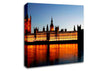 London Houses Of Parliament Reflections Canvas Wall Art