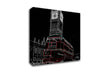 London Night Bus Canvas Wall Art