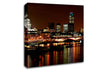 London Thames Night Lights Canvas Wall Art