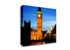 London Thames Reflection Of Big Ben Canvas Wall Art