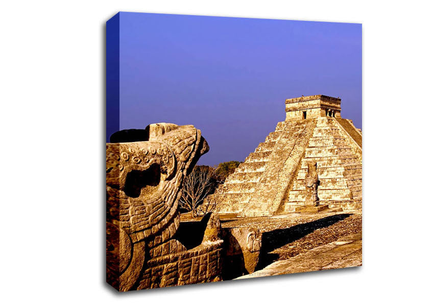 Mexico Pyramids Canvas Wall Art