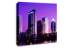 Miami Purple Nights Canvas Wall Art