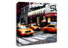 New York City 5Th Avenue Yellow Cabs Canvas Wall Art