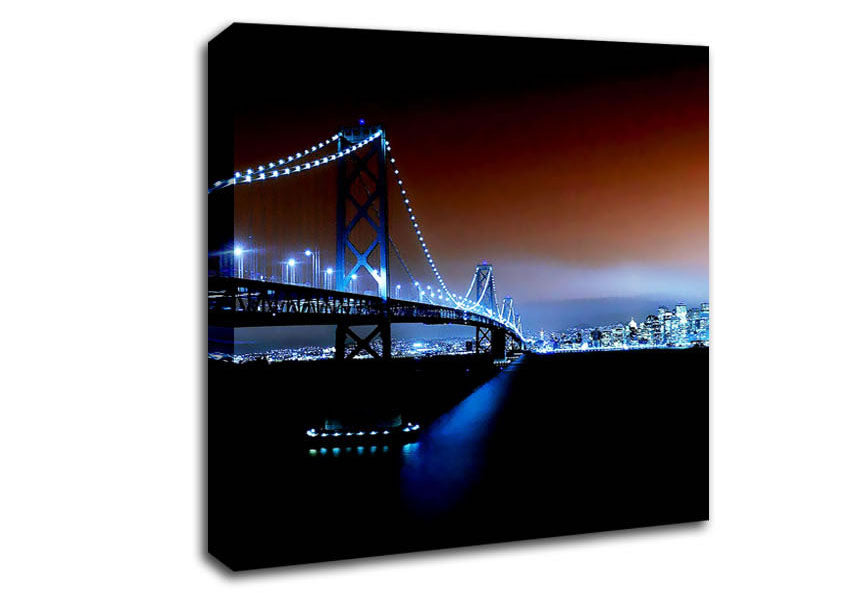 New York City Brooklyn Bridge City Skyline Canvas Wall Art