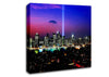 New York City Night Beam Canvas Wall Art