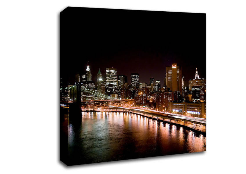 New York Waters Canvas Wall Art