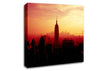 Nyc Empire State Building At Sunset Canvas Wall Art
