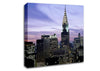 NYC Empire State Building Lilac Sky Canvas Wall Art