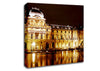 Paris The Louvre Lights At Night Canvas Wall Art