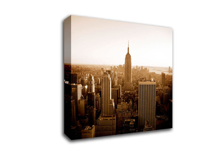 Retro New York Canvas Wall Art