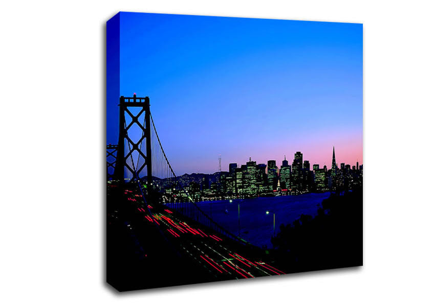 Rush Hour From The City Canvas Wall Art