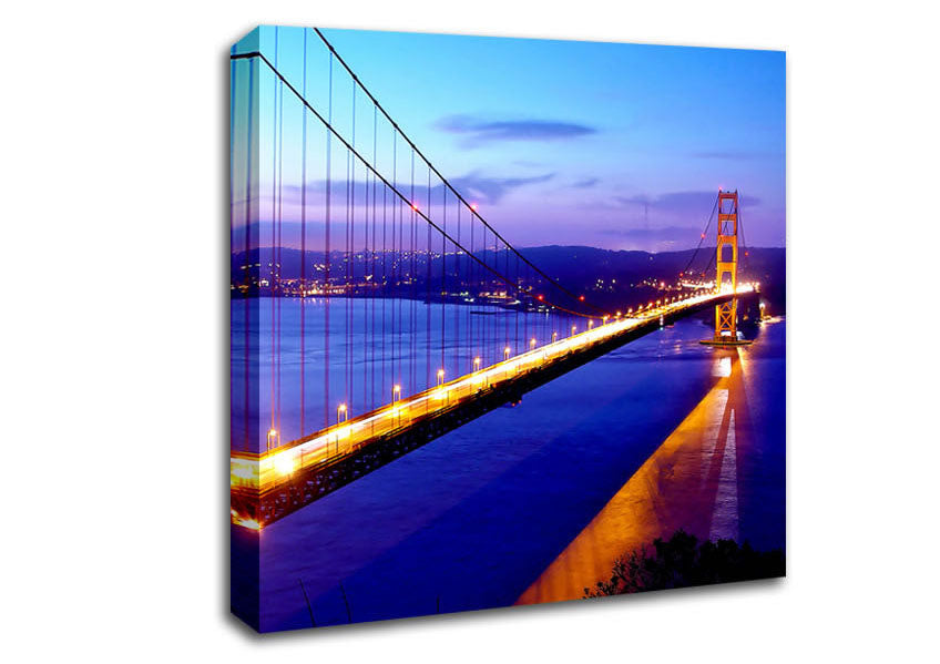 San Francisco Bridge Afar Canvas Wall Art