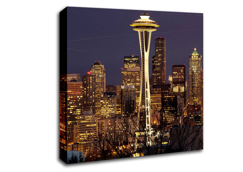 Seattle Washington Canvas Wall Art