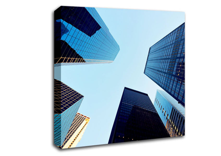 Skyscraper Skies Canvas Wall Art
