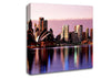 Sydney Harbour Opera House Stunning Pink Reflections Canvas Wall Art
