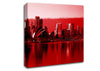 Sydney Opera House Red Canvas Wall Art