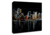 Sydney Skyline Opera House Psychedelic Canvas Wall Art