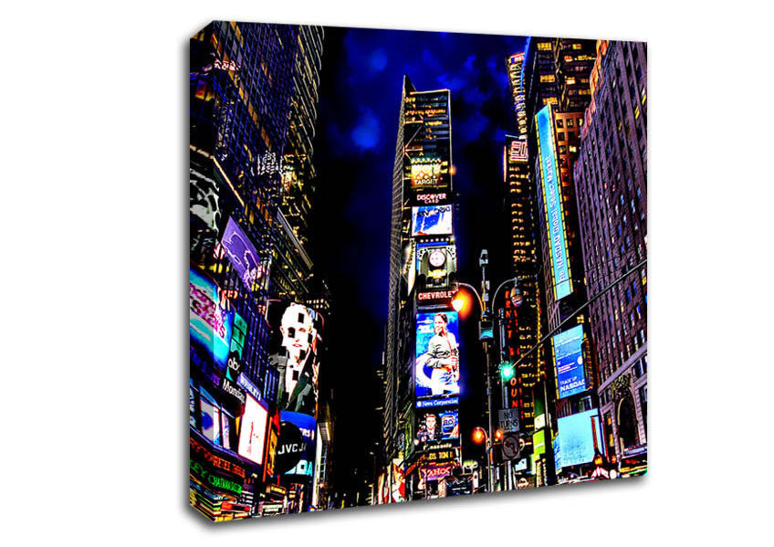 Times Square NYC Nights Canvas Wall Art