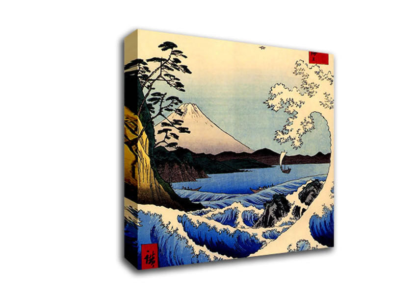 Hiroshige 36 Views Of Mount Fujiyama Canvas Wall Art