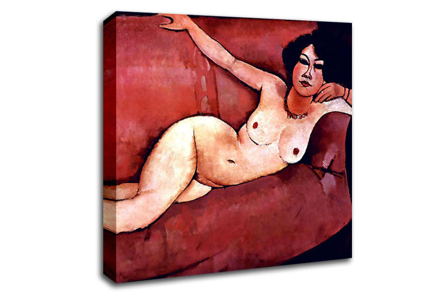 Modigliani Act On A Sofa Almaiisa Canvas Wall Art
