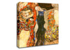Klimt Adorn The Bride With Veil And Wreath Canvas Wall Art