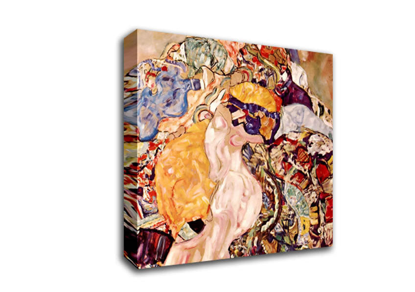 Klimt Baby Canvas Wall Art