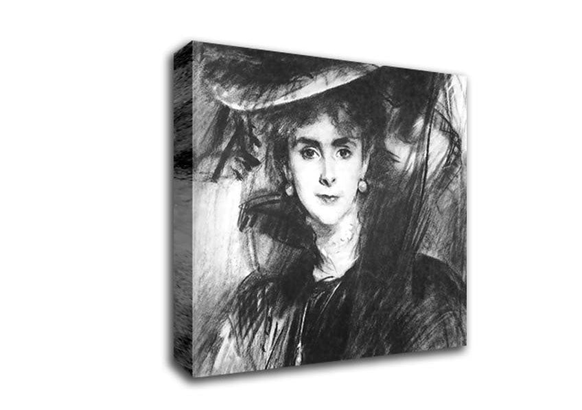 John Singer Sargent Baroness De Meyer Canvas Wall Art