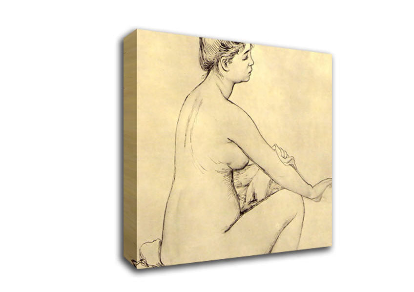 Renoir Bather Canvas Wall Art