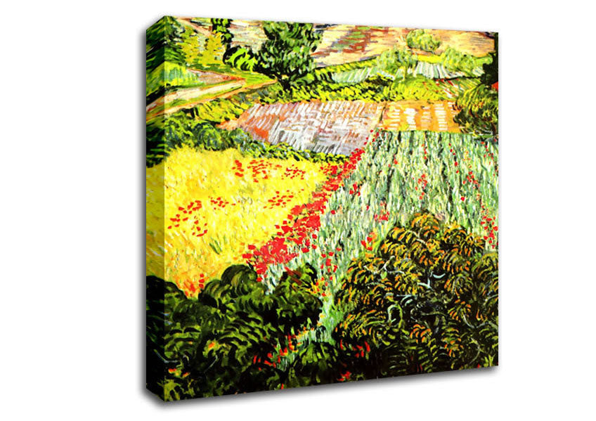 Van Gogh Blooming Field Canvas Wall Art