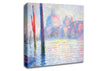 Monet Canal Grand Canvas Wall Art