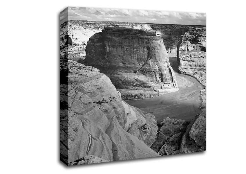 Ansel Adams Canyon De Chelly Arizona B n W Canvas Wall Art