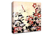 Hokusai Chinese Bell Flower And Dragon-Fly Canvas Wall Art