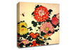 Hokusai Chrysanthemum And Bee Canvas Wall Art