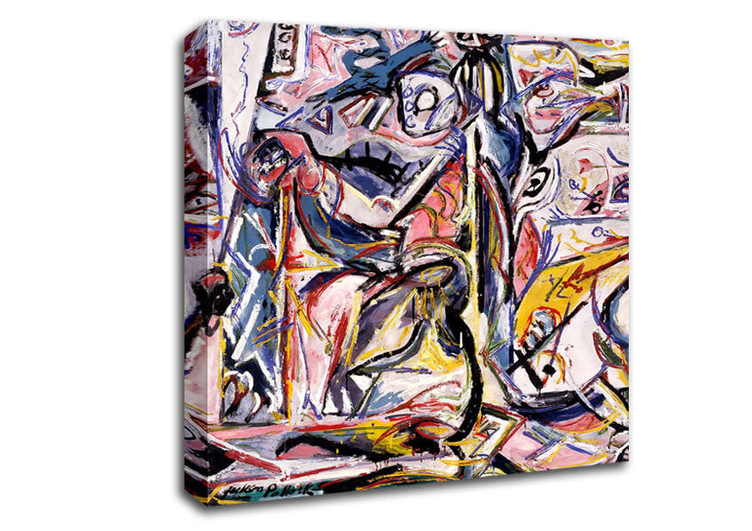 Jackson Pollack Circumcision Canvas Wall Art