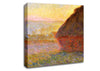 Claude Monet Gray stacks 1 Canvas Wall Art