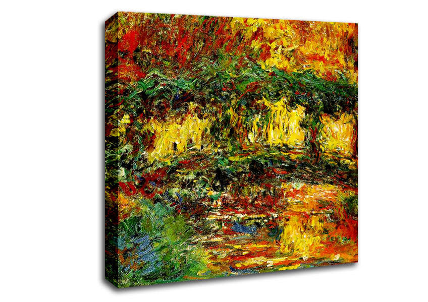 Claude Monet The Road Bridge At Argenteuil Canvas Wall Art