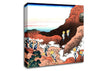 Hokusai Climbing On Mt Fuji Canvas Wall Art