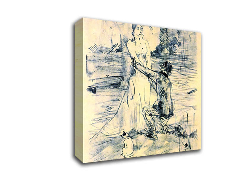 Toulouse Lautrec Declaration Canvas Wall Art